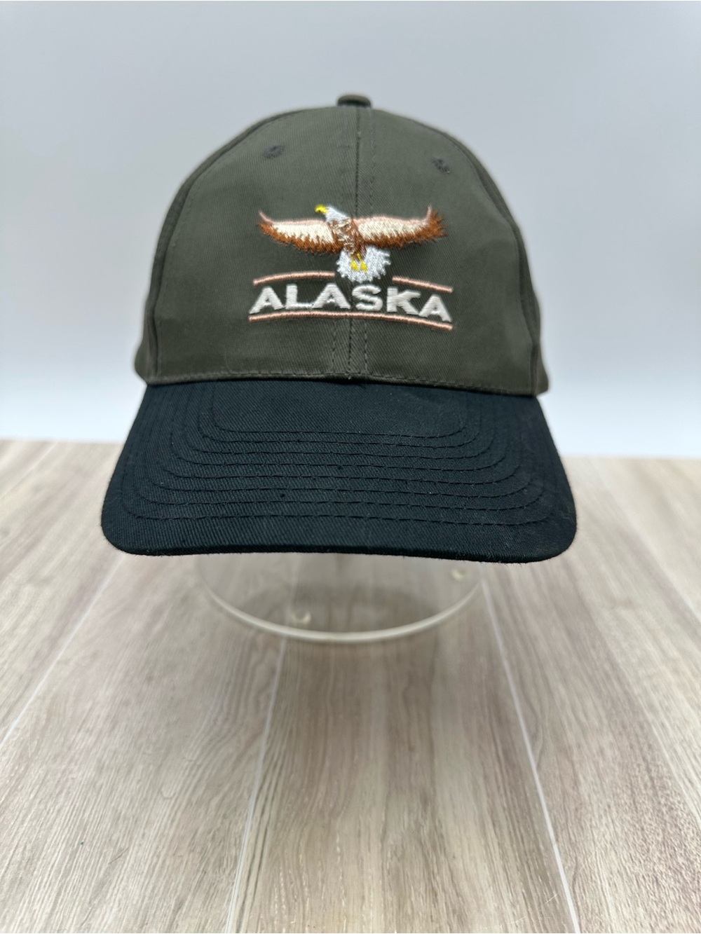 Vintage-Style Tongass Trading Co. EST 1898 Alaska Embroidered Eagle Snapback Cap